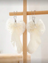 Socks Headband Set White 1-2 Year